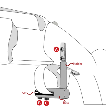 horizontal grip XD Solution Basic on shotgun