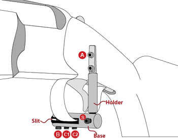 bottom grip XD Solution Adaptable on shotgun