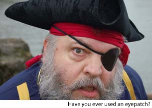 pirate with eyepatch